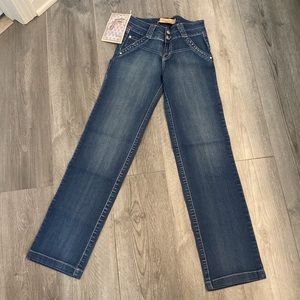 NWT Colombian flag jeans butt lifting